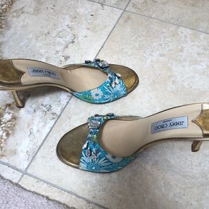 Fun Jimmy Choo studded heals